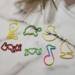 7 Original Silly Bands Silicone Band Bracelets Bundle Tweety Bird